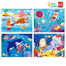 Load image into Gallery viewer, 4 PUZZLES IN A BAG - UNDER THE SEA