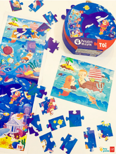 Load image into Gallery viewer, 4 PUZZLES IN A BAG - UNDER THE SEA