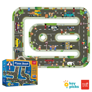 GIANT INTERCHANGEABLE FLOOR PUZZLE - ROADS