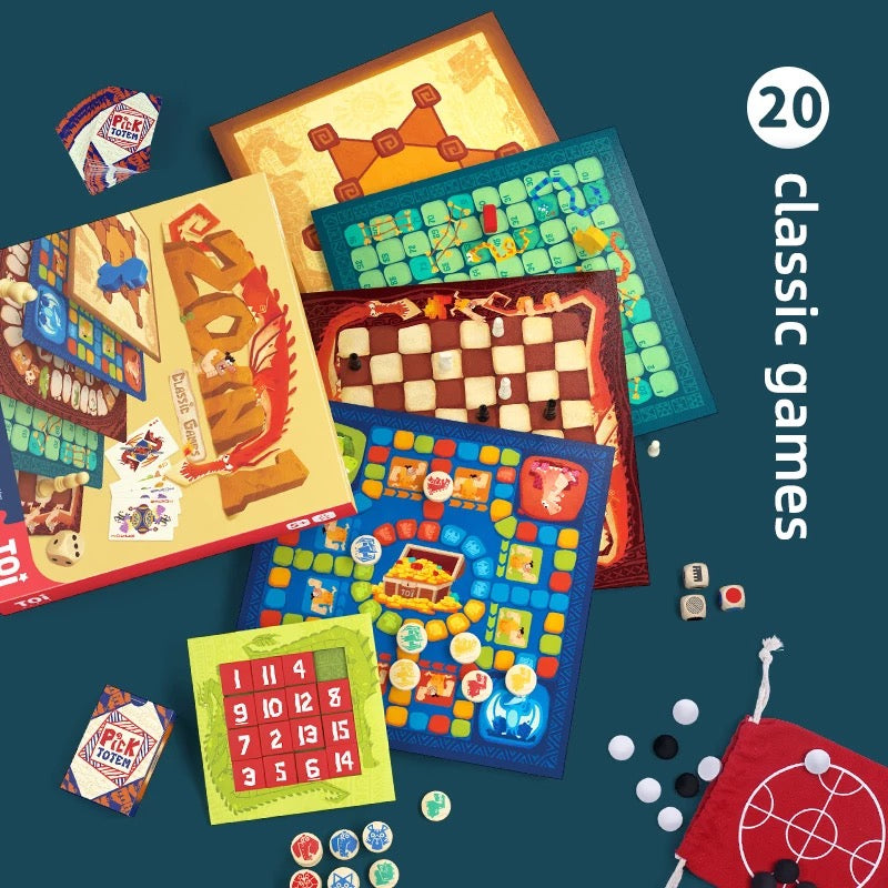 20 IN 1 BOARD GAME SET