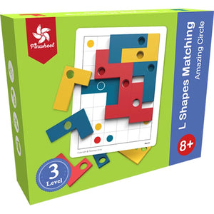 L SHAPES WOODEN MATCHING PUZZLE