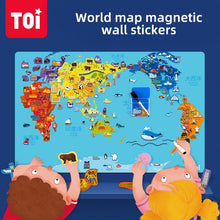 Load image into Gallery viewer, MAGNETIC WORLD MAP