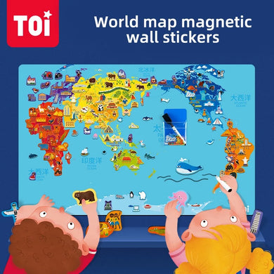 MAGNETIC WORLD MAP