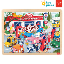 Load image into Gallery viewer, GAS STATION (48-pc puzzle)