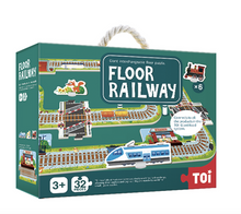 Load image into Gallery viewer, GIANT INTERCHANGEABLE FLOOR PUZZLE - RAILWAY