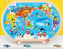 Load image into Gallery viewer, WORLD MAP PUZZLE