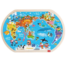 Load image into Gallery viewer, WORLD MAP PUZZLE